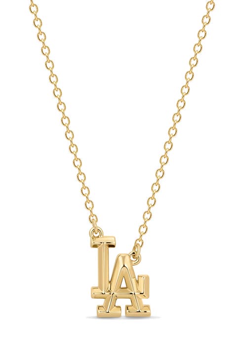 x The MLB Los Angeles Dodgers Logo Charm Necklace