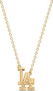 Luv AJ x The MLB Los Angeles Dodgers Logo Charm Necklace