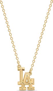 Luv AJ x The MLB Los Angeles Dodgers Logo Charm Necklace