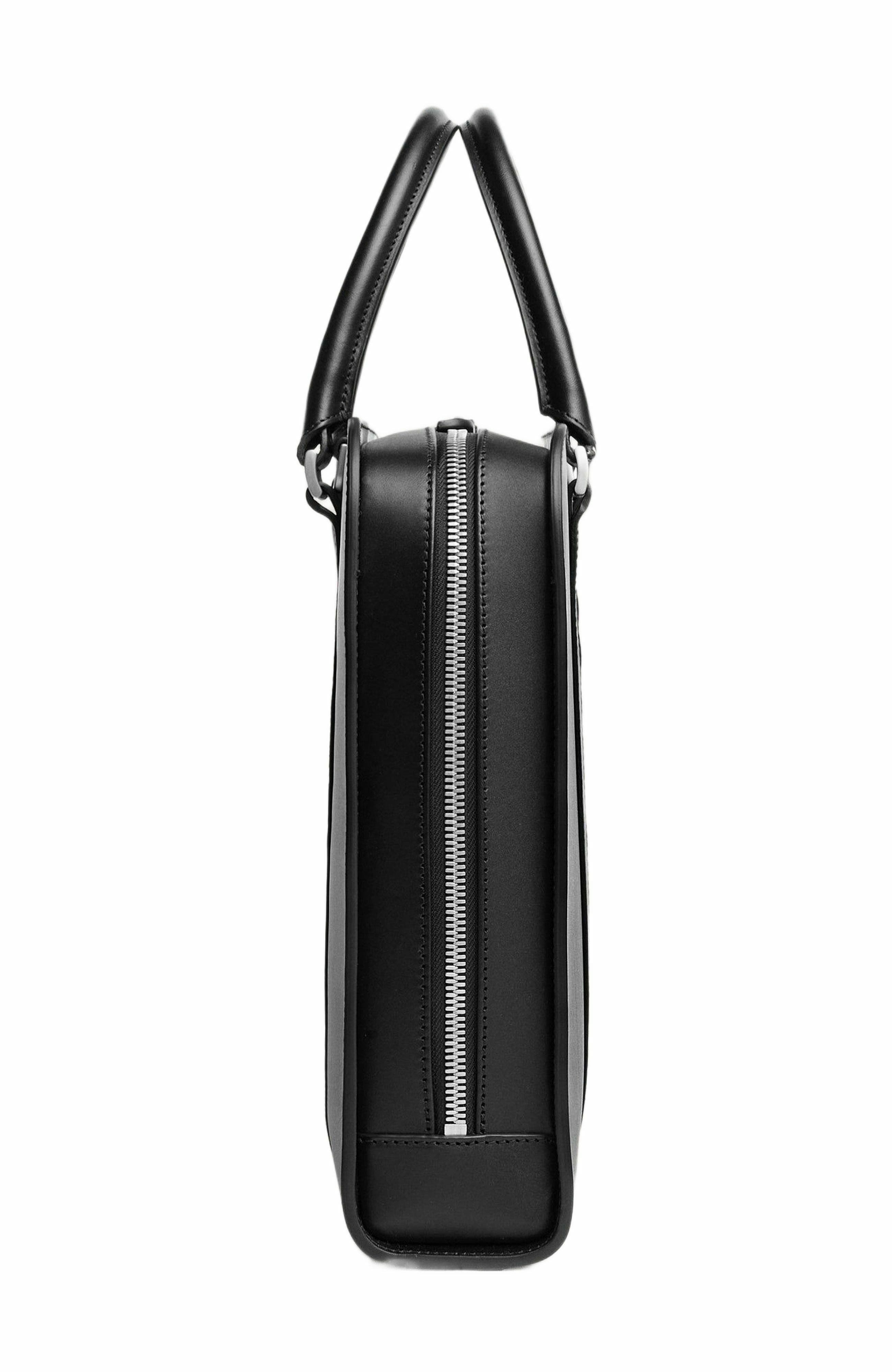 Carl Friedrik Palissy Briefcase, Alternate, color, Black