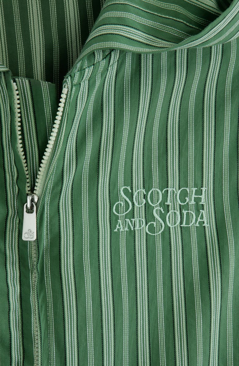 Scotch & Soda Kids' Novelty Yarn Dyed Jacket, Alternate, color, Medium Green