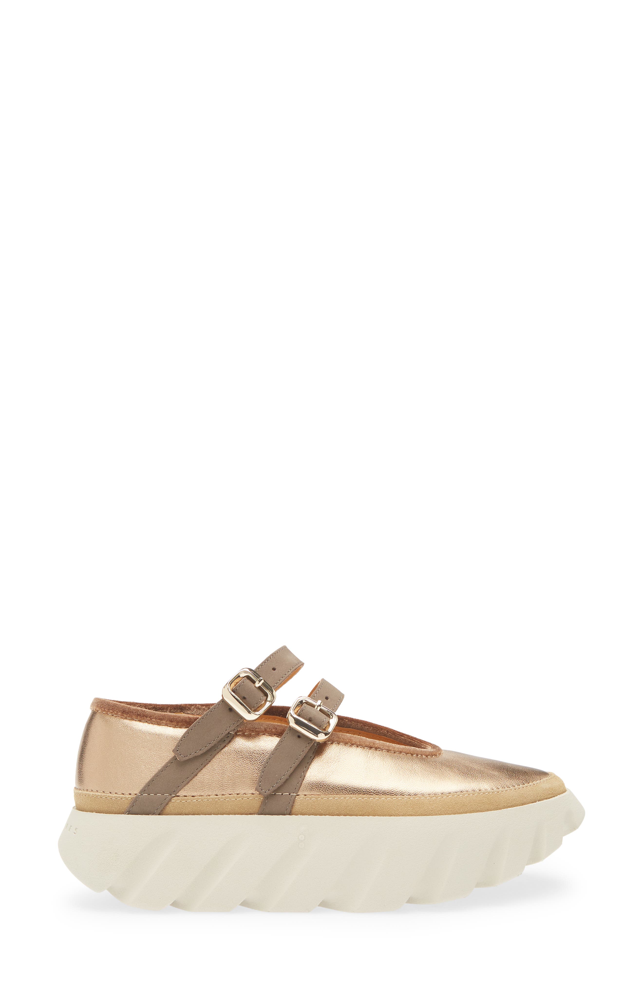 Tura Ballet Platform Loafer, Alternate, color, BRASS