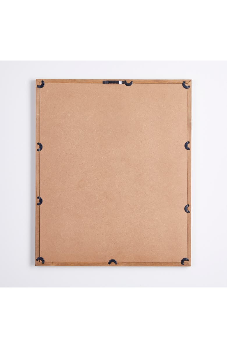 Napa Home & Garden Pressed Foliage Plant Art Prints with Light Wood Frame Set of 4, Alternate, color, Black