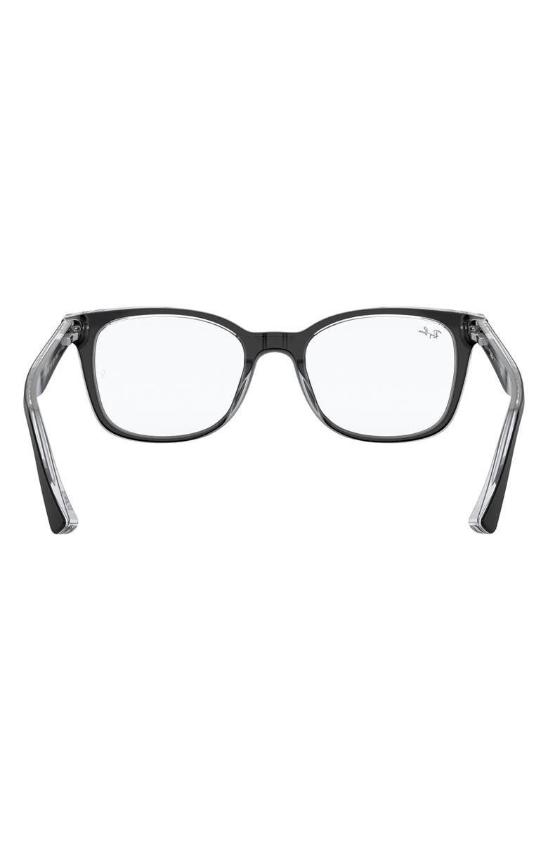 Ray-Ban 53mm Optical Glasses, Alternate, color, Black