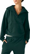 Beyond Yoga Street Smart Johnny Collar Fleece Sweatshirt