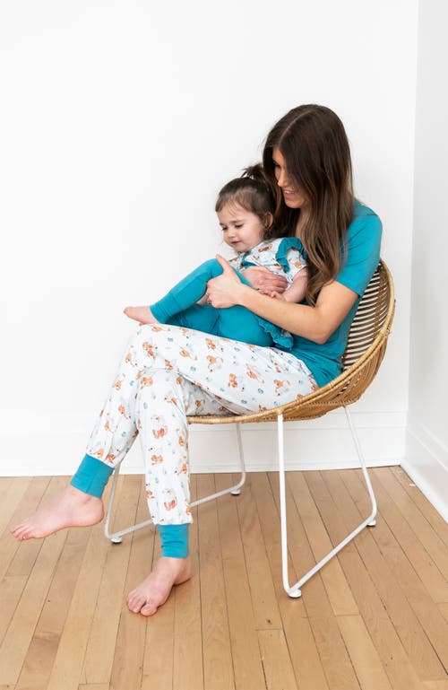 Laree + Co Lounge Top In Blue