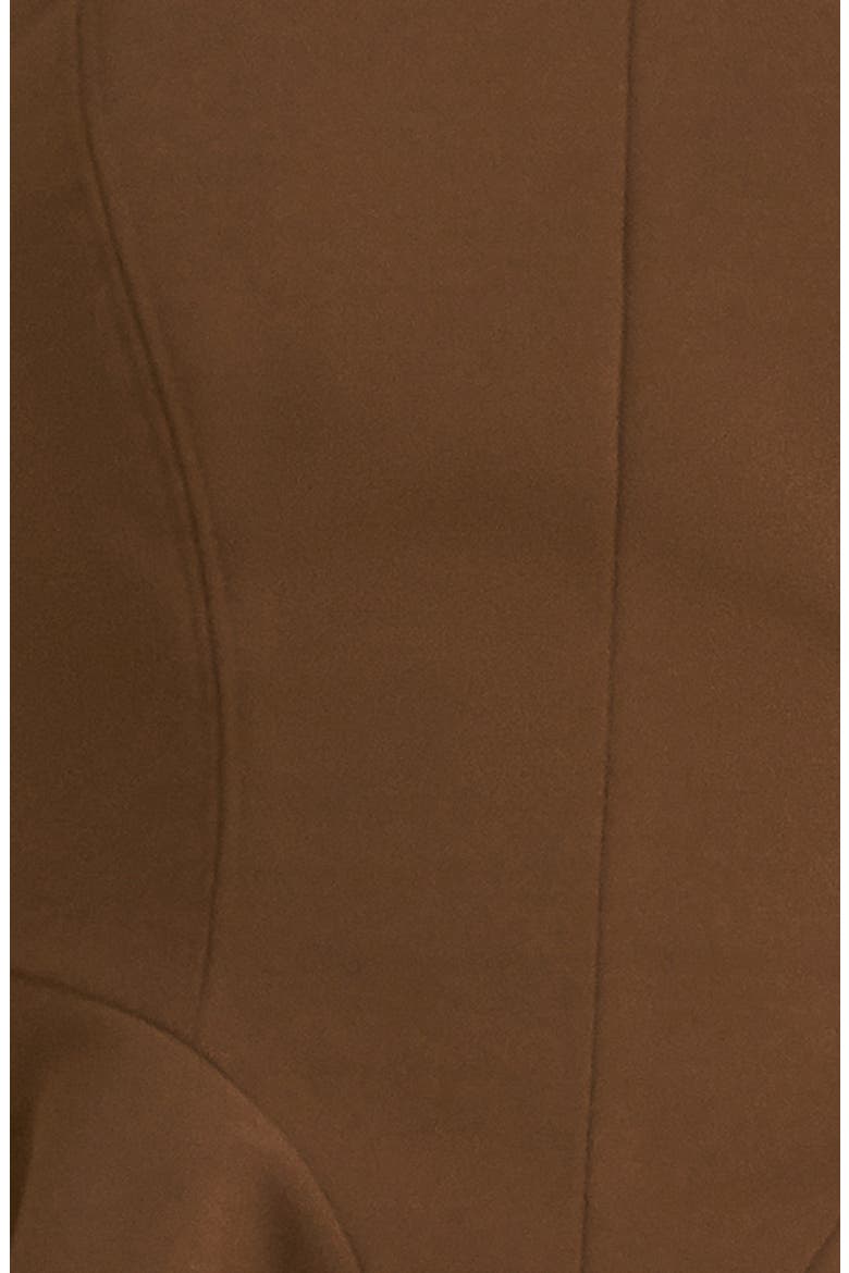 Tube Peplum Top, Alternate, color, BROWN