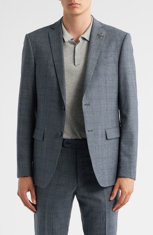 John Varvatos Bleecker Charcoal Grey Check Wool Blend Suit
