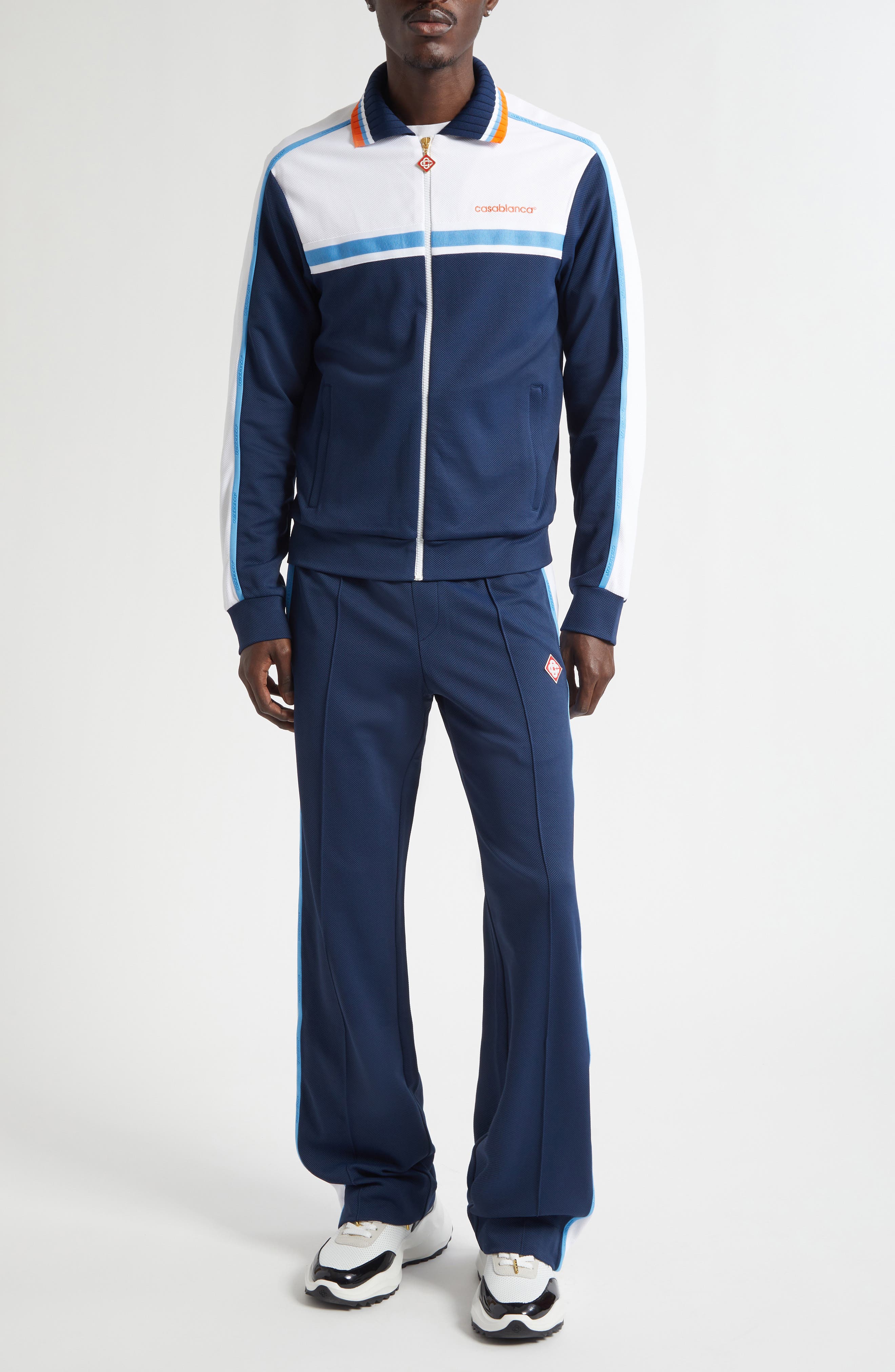 Textured Colorblock Track Jacket (Men) | Nordstrom