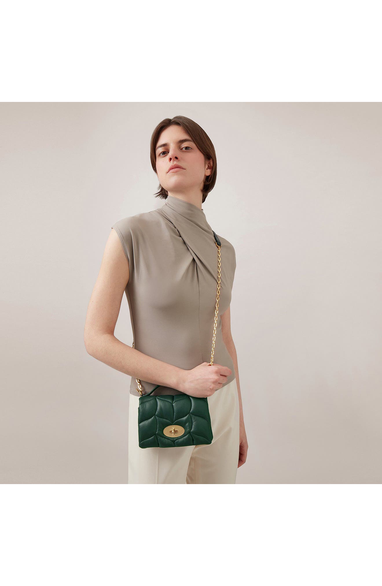 Mulberry Tiny Softie Pillow Quilted Leather Crossbody Bag, Alternate, color, 