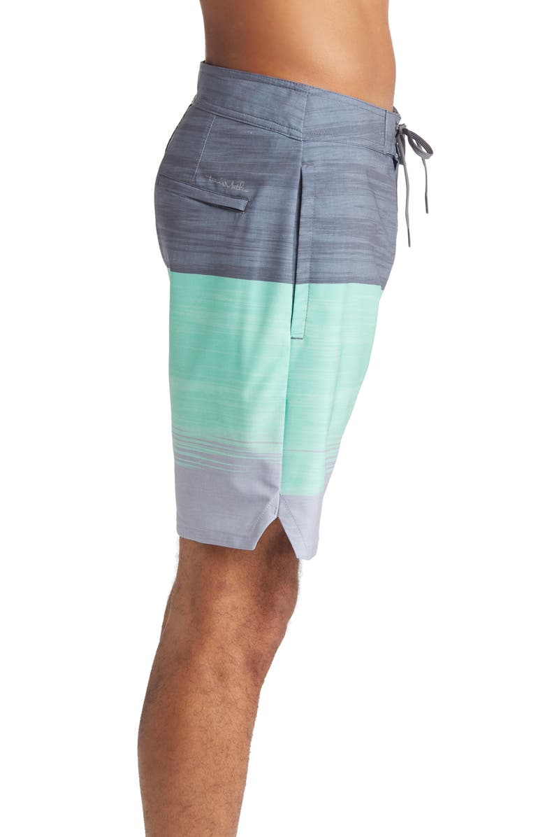 TravisMathew Nobody Panic Board Shorts, Alternate, color, Heather Grey