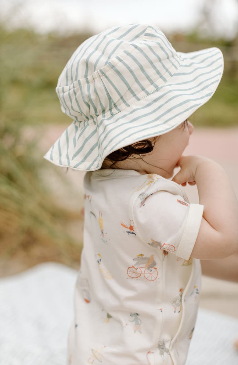 Pehr Print Organic Cotton Romper, Alternate, color, 