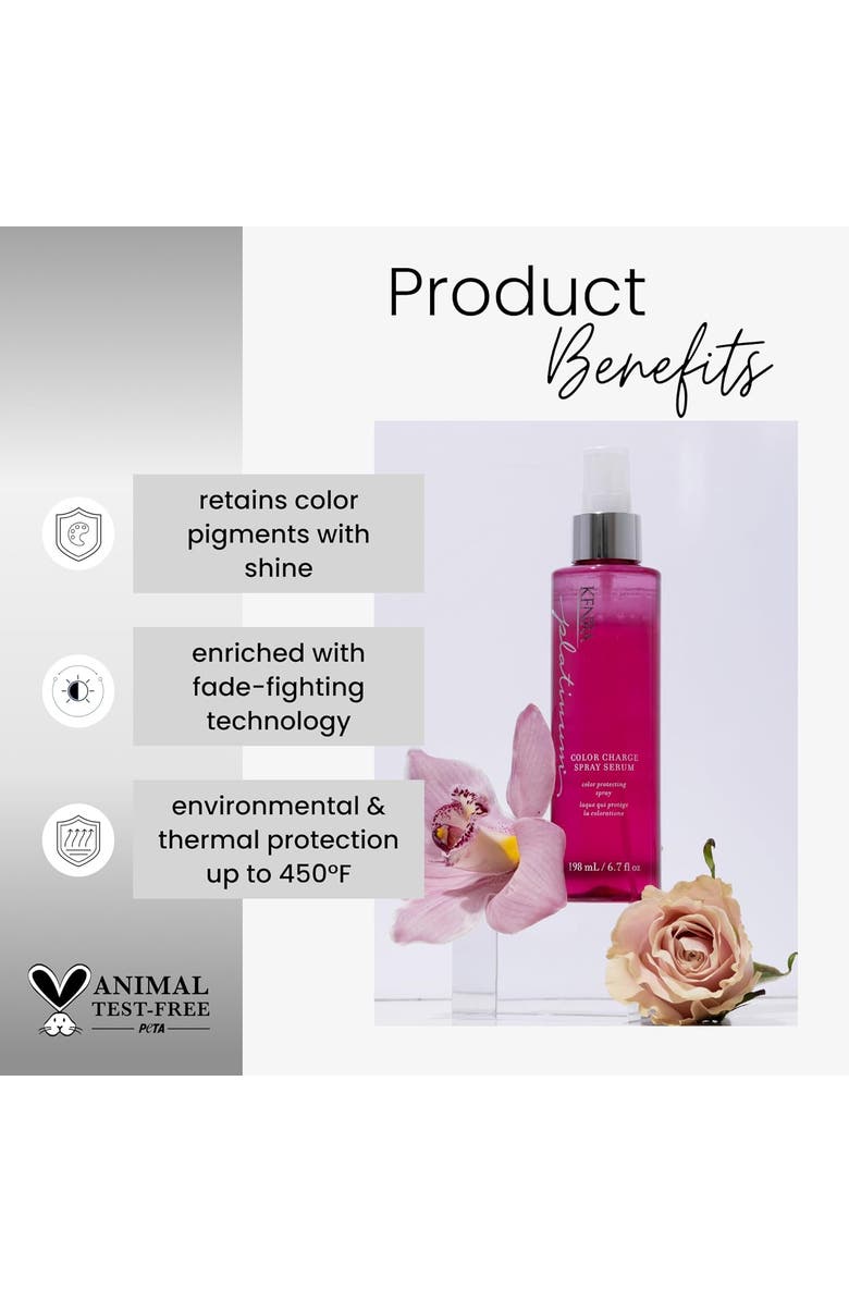 KENRA Platinum Color Charge Spray Serum 6.5 oz, Alternate, color, N/A