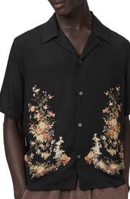 AllSaints Parsons Floral Camp Shirt