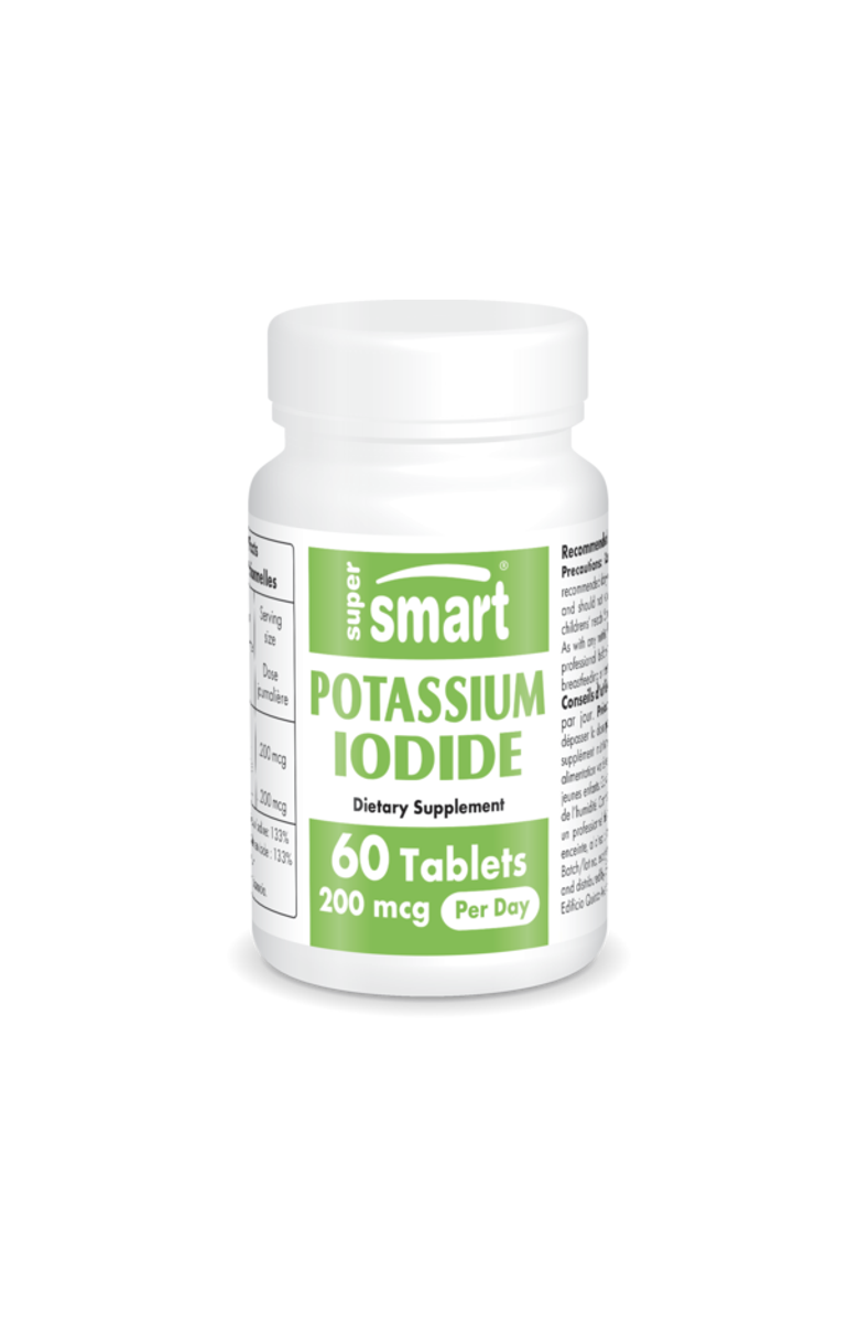 SuperSmart Potassium Iodide KI 200mcg, Main, color, NO COLOR