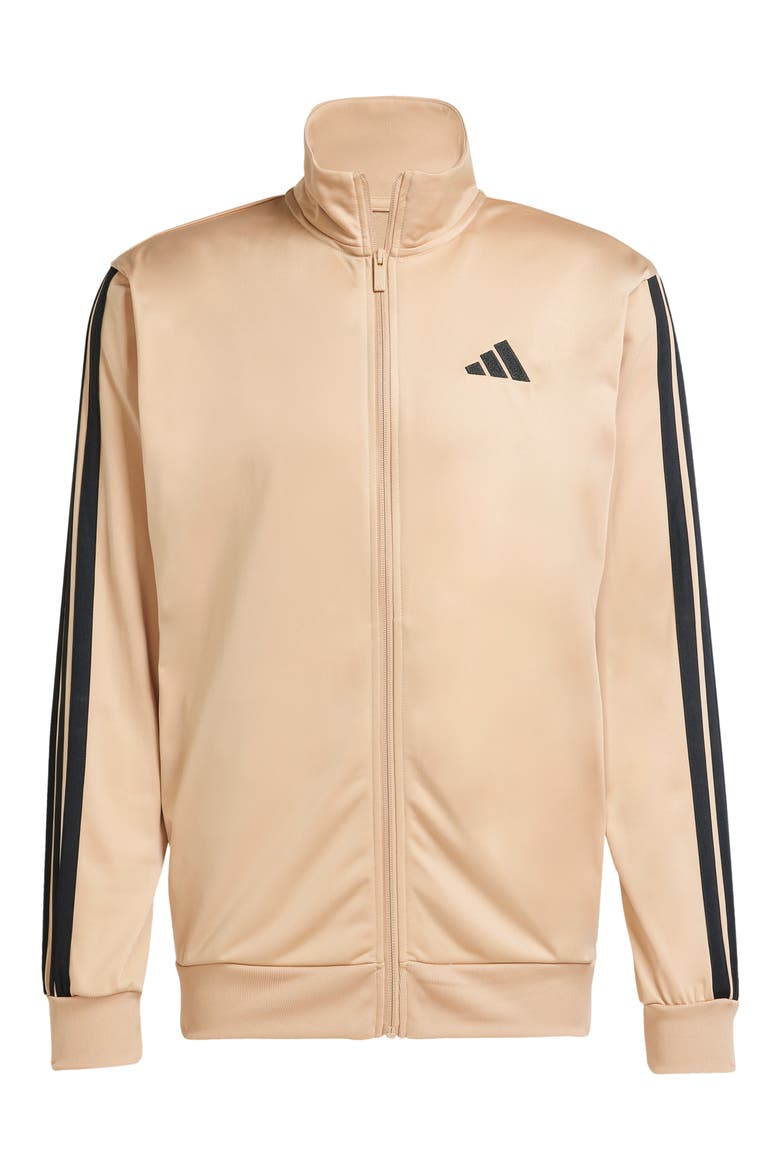 3-Stripes Track Jacket, Alternate, color, WARM SANDSTONE