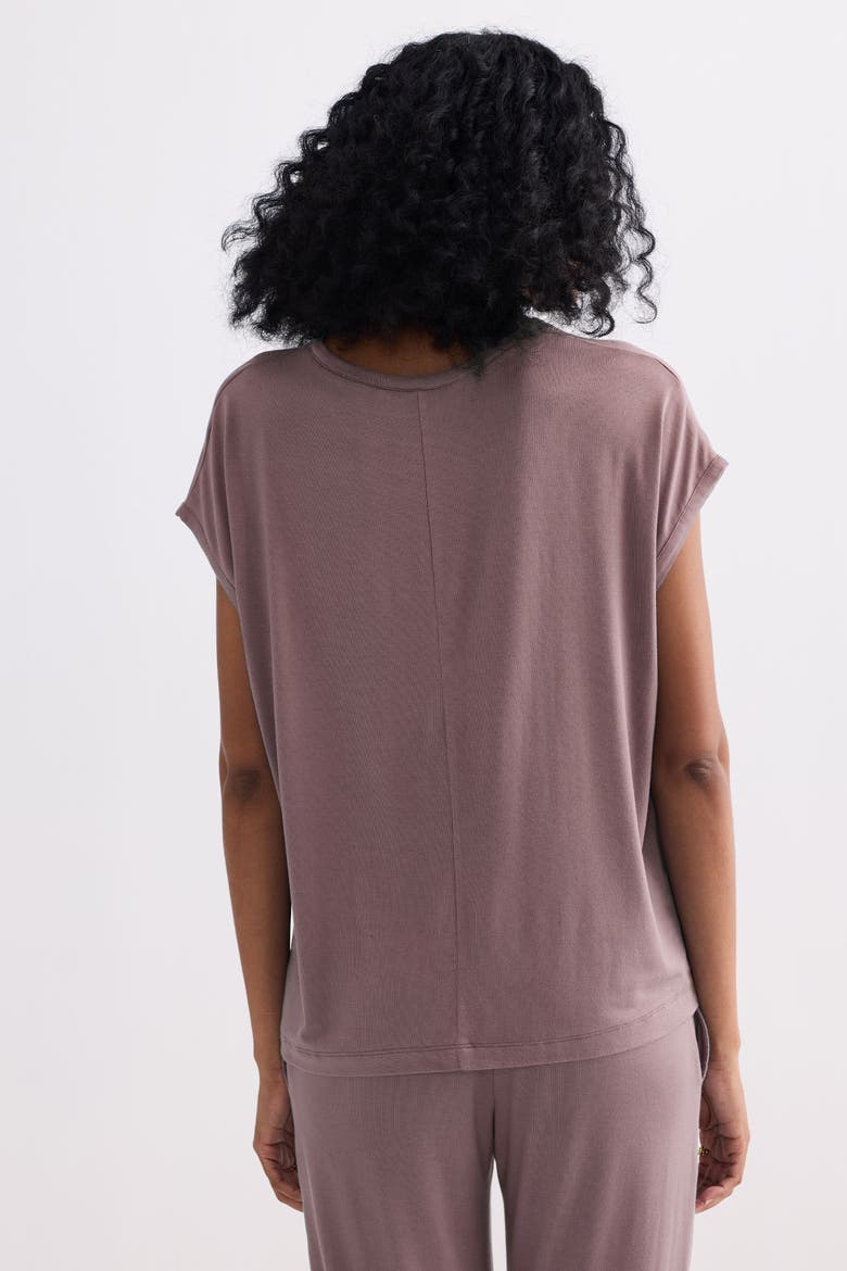 Relaxed Everyday Tee, Alternate, color, Dusty Rose
