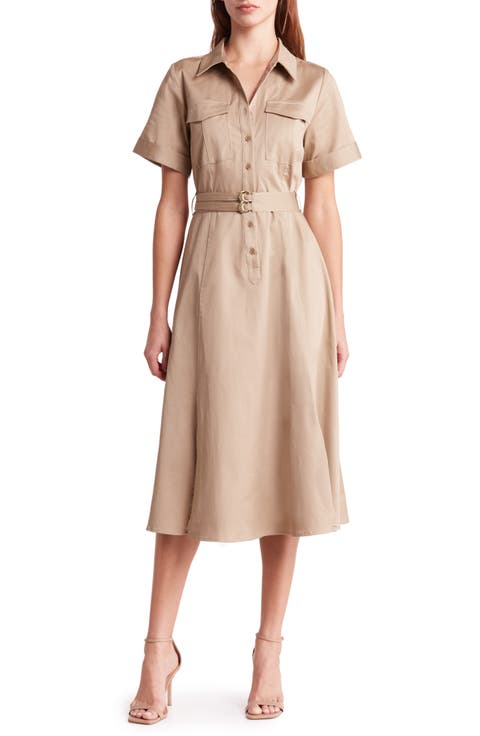 Cotton Shirtdress