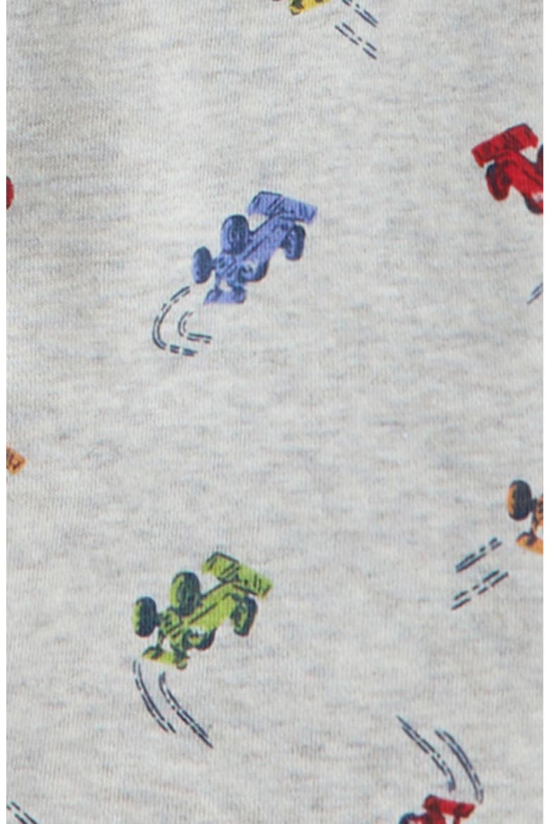 Kids' Graphic T-Shirt & Shorts Set, Alternate, color, BLUE FAST LANE- GREY RACE CARS