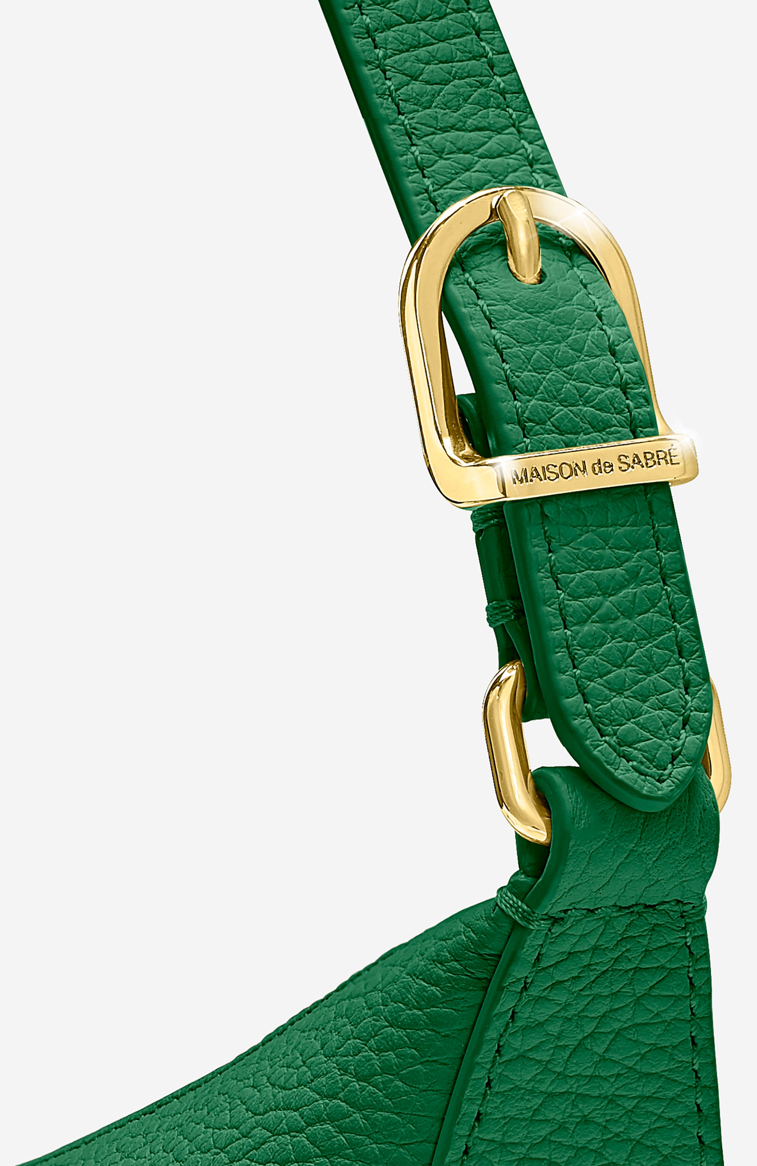 MAISON de SABRÉ Mini Leather Hobo Bag, Alternate, color, 