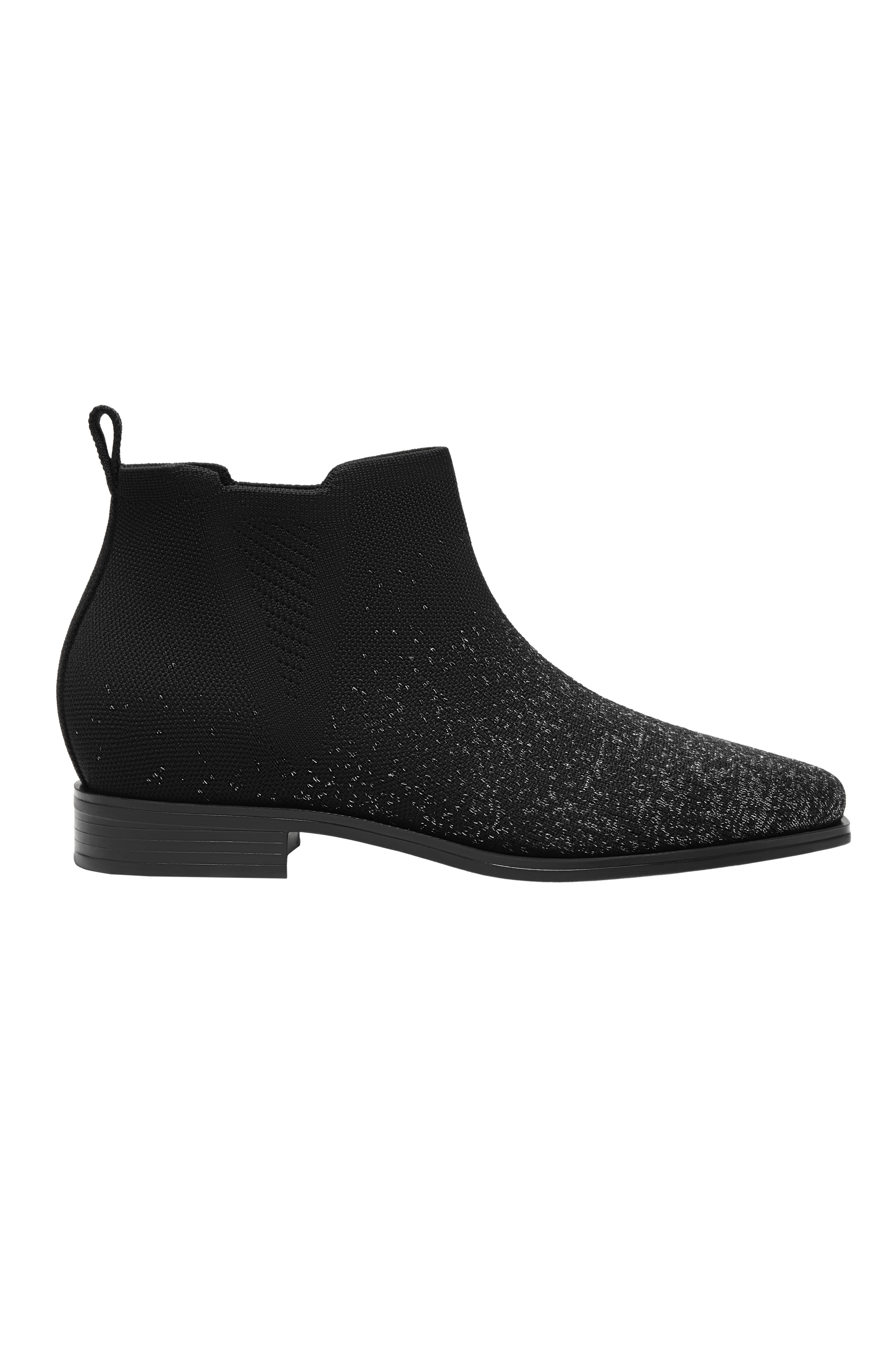 Ryan Slip-On Chelsea Boots, Alternate, color, Black Netallic