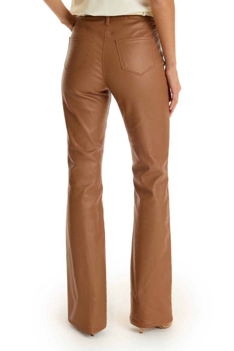 Aria Coated Flare Jean, Alternate, color, Mocha