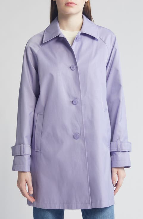 Balmacain Water Repellent Cotton Blend Coat