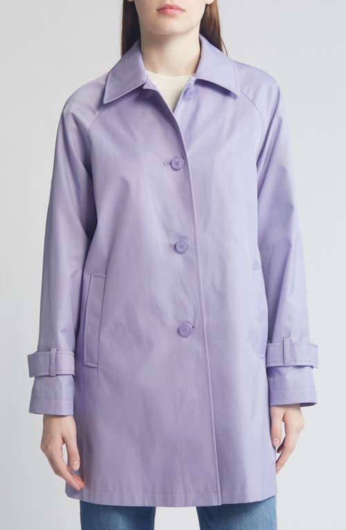 Via Spiga Balmacain Water Repellent Cotton Blend Coat in Lilac  product