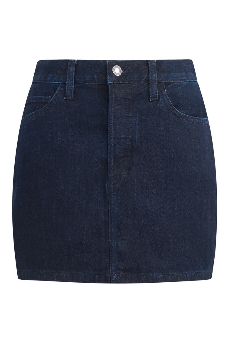 The Otto Denim Miniskirt, Alternate, color, LISBON