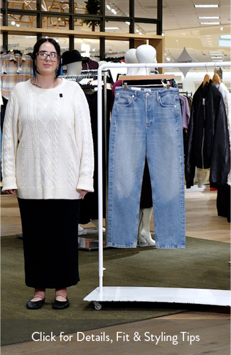 Blaine High Waist Ankle Straight Leg Jeans, sales video thumbnail