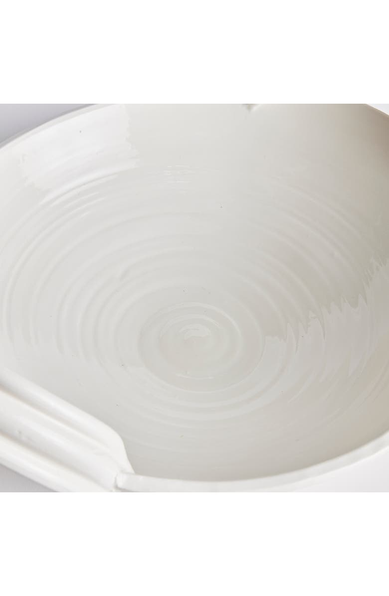 Napa Home & Garden Modena Decorative Low Bowl, Alternate, color, White