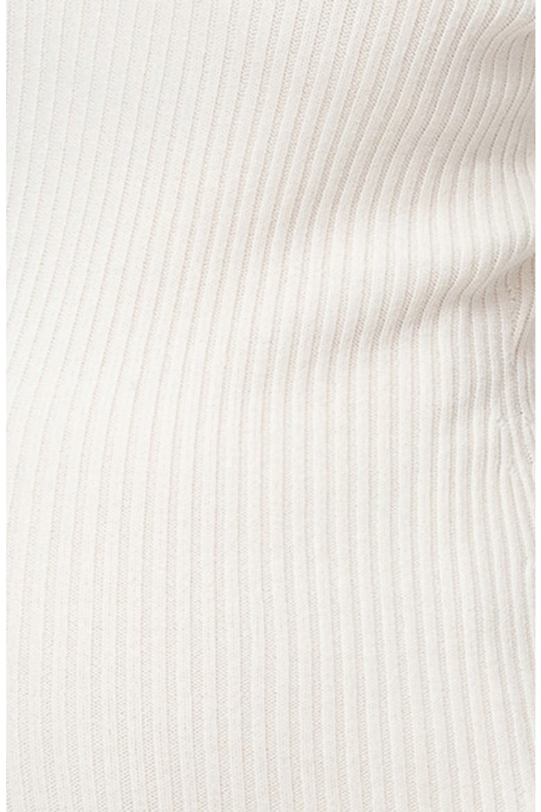 Turtleneck Long Sleeve Rib Maternity Sweater Dress, Alternate, color, NATURAL