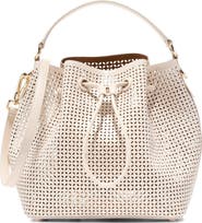 Cole Haan Lidia Perforated Leather Bucket Bag
