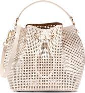 Cole Haan Lidia Perforated Leather Bucket Bag