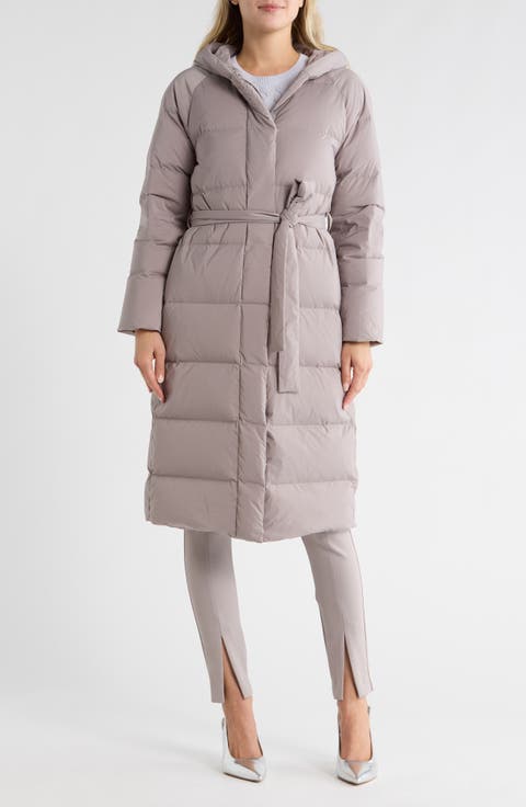 True Hooded Down Coat