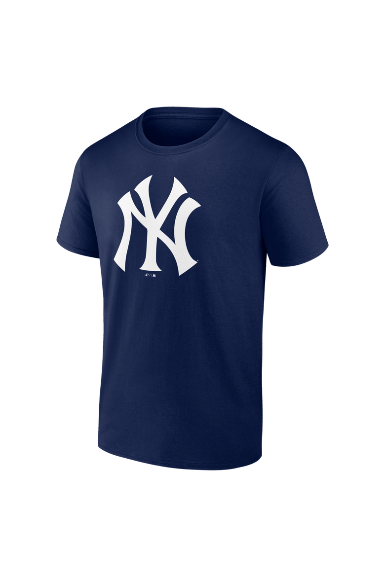 Men's Logo Athletic Navy New York Yankees Official Logo T-Shirt, Alternate, color, Navy