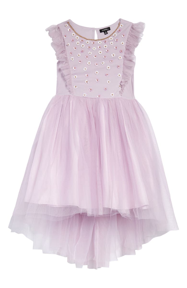 Zunie Kids' Sleeveless Tulle Dress, Main, color, 