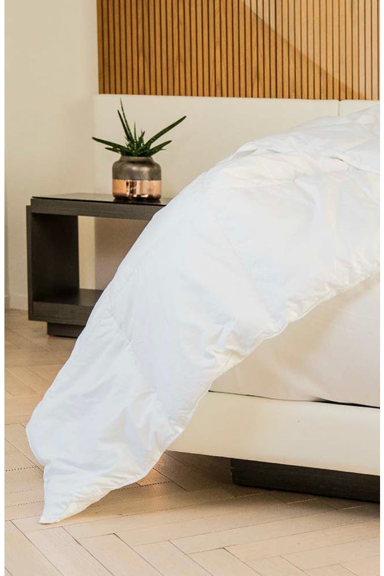 Down Alternative Classic Hotel Comforter, Alternate, color, WHITE
