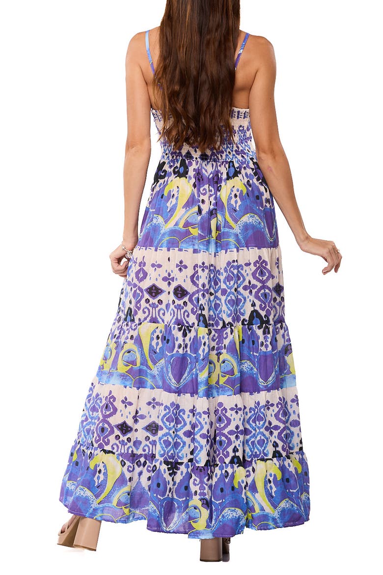 Beaded Maxi Dress, Alternate, color, BLUE