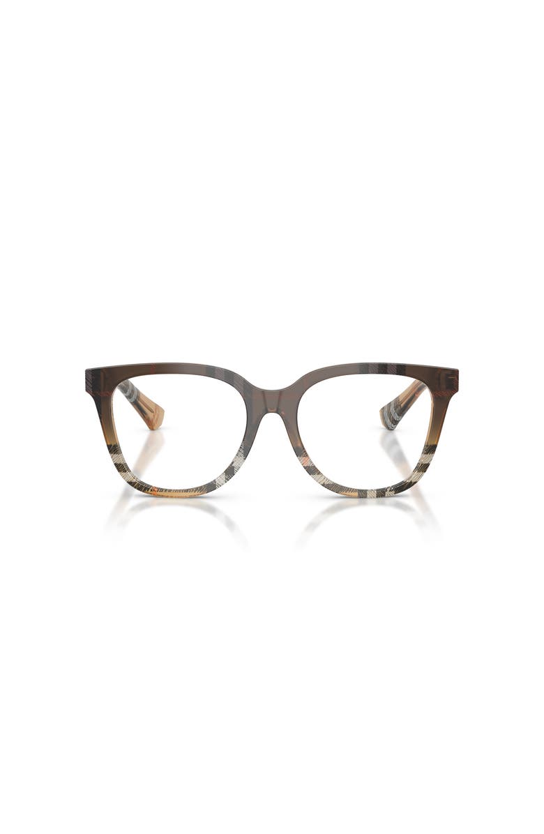 Burberry 52mm Phantos optical glasses, Alternate, color, Brown
