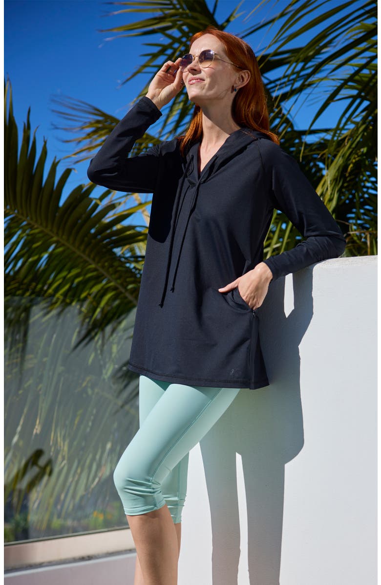 UV Skinz Vacation Cover-Up, Alternate, color, Black