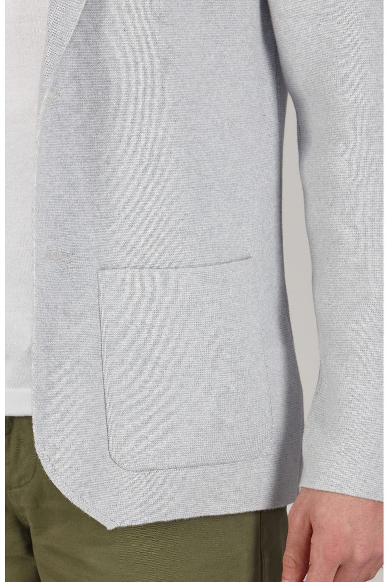 Midweight Cotton Deconstructed Blazer, Alternate, color, Lightgrey