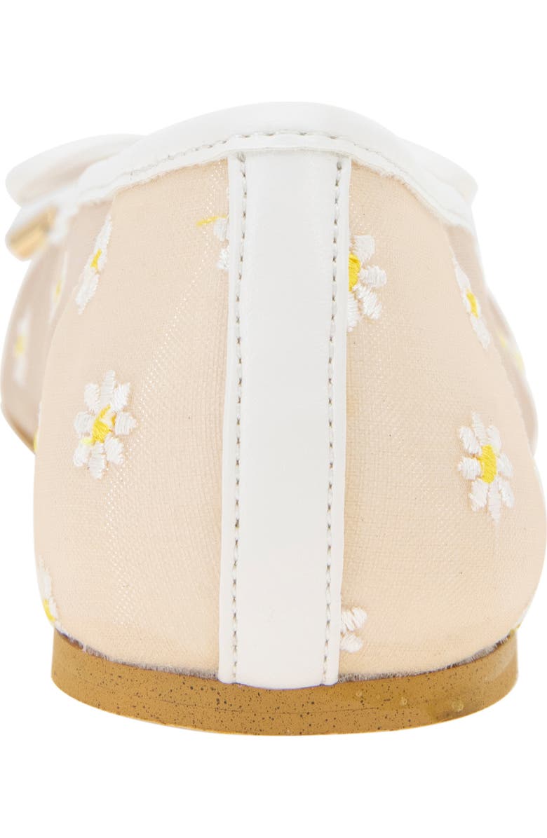 BCBGeneration Hartly Cap Toe Ballet Flat, Alternate, color, White Daisy