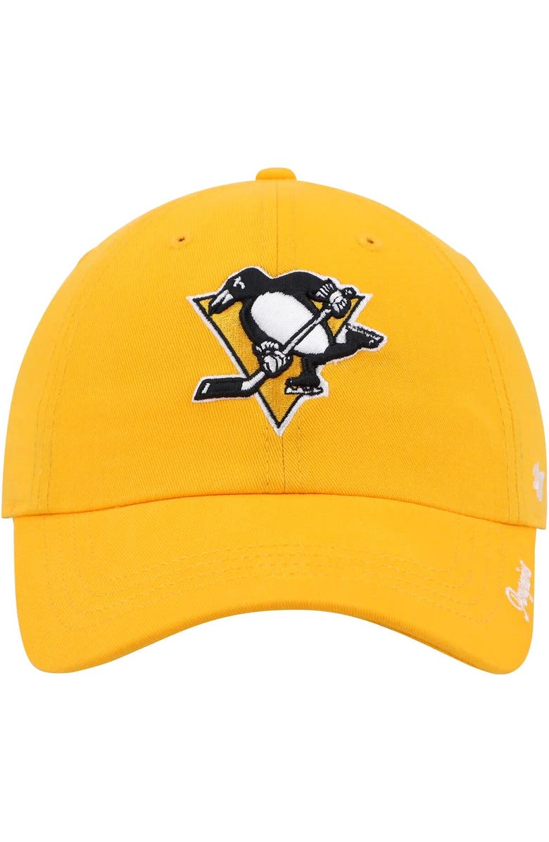 '47 Women's '47 Gold Pittsburgh Penguins Team Miata Clean Up Adjustable Hat, Alternate, color, Gold