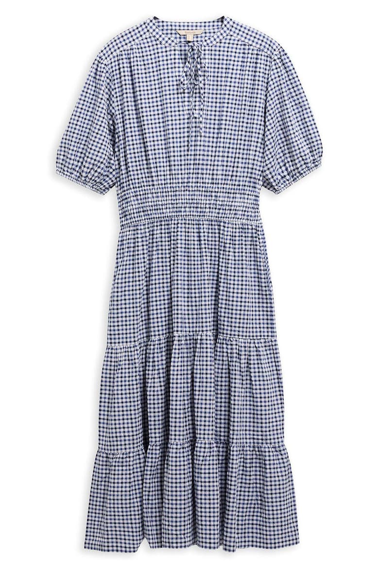 Ashwell Check Print Midi Dress, Alternate, color, MULTI GINGHAM