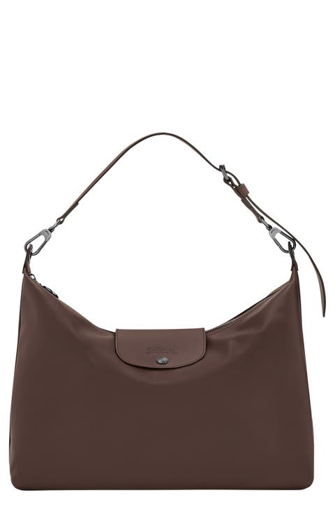 Extra Large Le Pliage Xtra Leather Hobo Bag