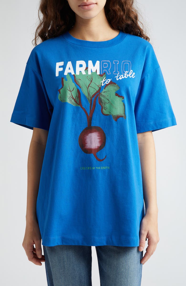 FARM Rio Beet Farm to Table Cotton Graphic T-Shirt, Main, color,