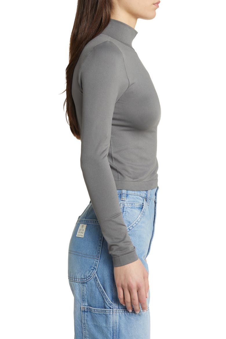 Turtleneck Top, Alternate, color, POPPY SEED