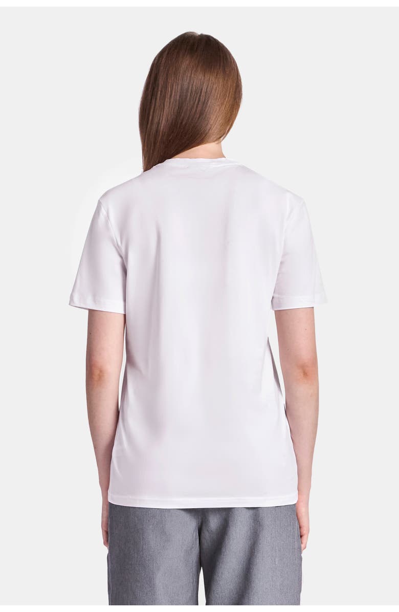 KATE BARTON Pierced Glass Bag Unisex T-shirt, Alternate, color, White