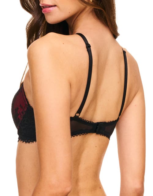 Adore Me Milena Push Up Demi Bra In Black